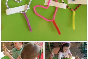 Serduszko dla babci i dziadka - kreatywne zabawy z koralikami